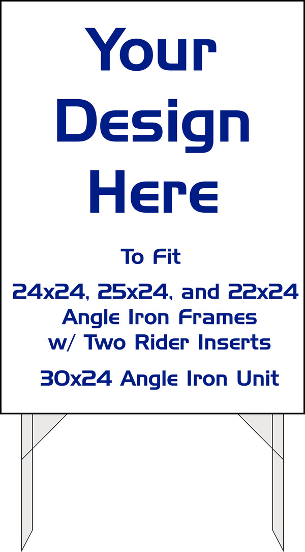 Yard Sign Sleeve, 38h x 28w